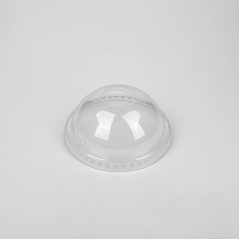 74mm PET Dome Lid with Hole for Cold Cup,PET-74D