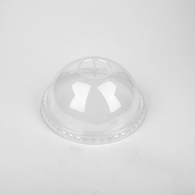 89mm PET Dome Lid with X-Hole for Cold Cup,PET-89D