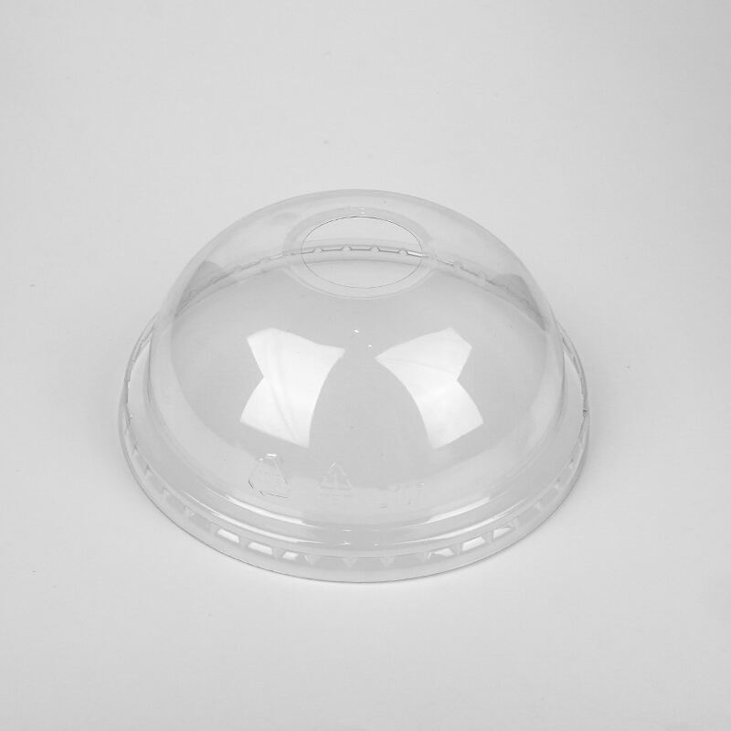 107mm PET Dome Lid with Hole for Cold Cup,PET-107D