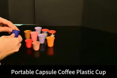 Plastic cup - capsule coffee cup 