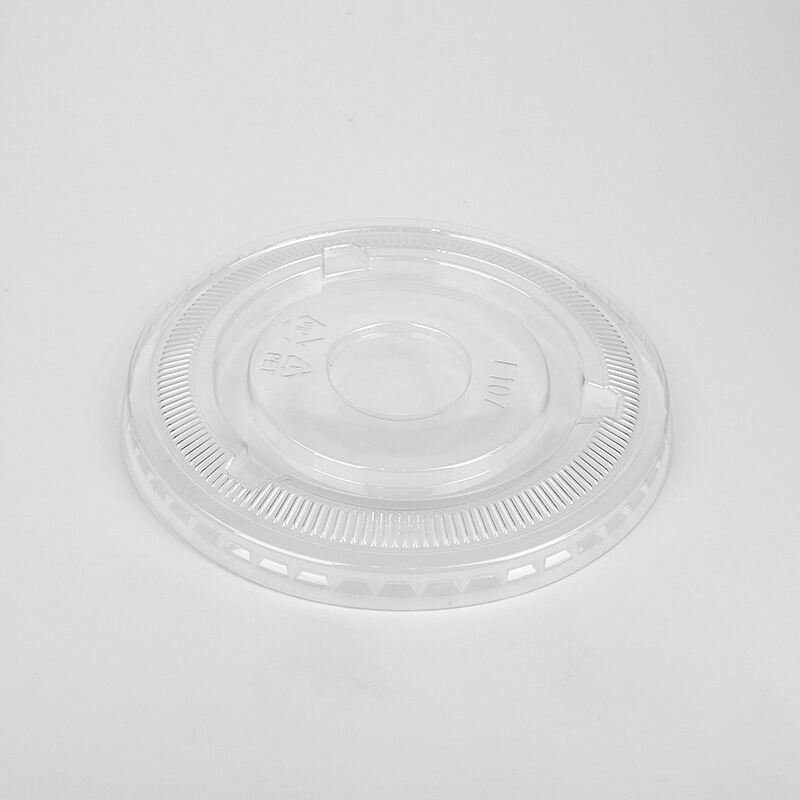 107mm PET Flat Lid with X Slot for Cold Cup,PET-107F