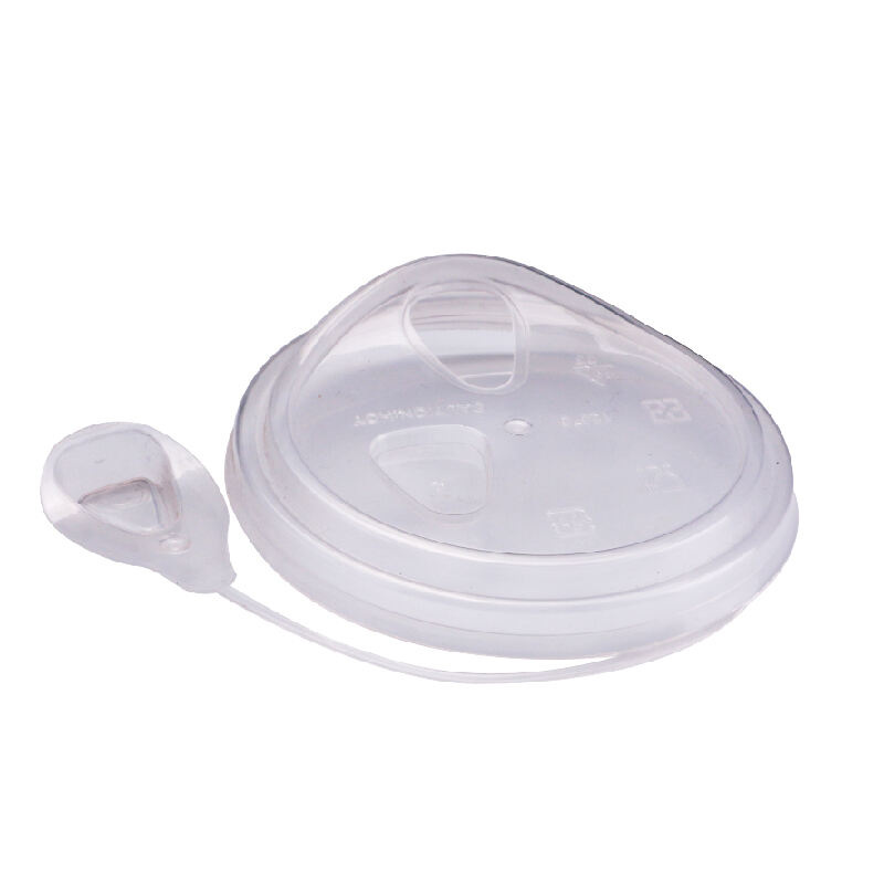 89mm PP Plastic Lids For Cup - Water drop one-piece cover,PP-89F-08