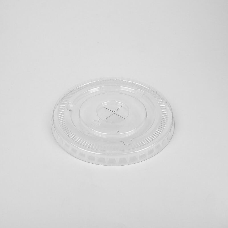 90mm PET Flat Lid with X Slot for Cold Cup,PET-90F