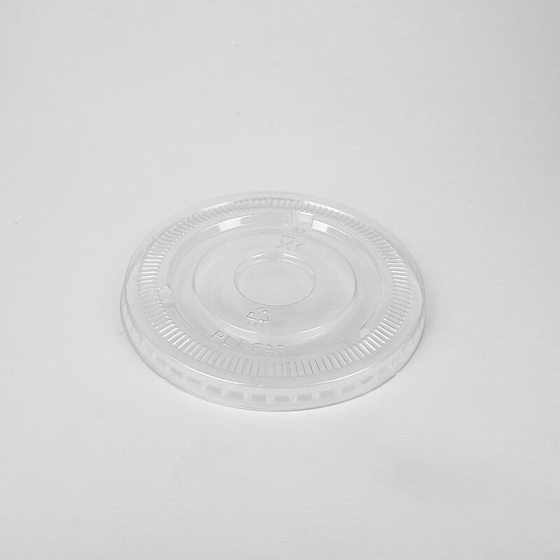 92mm PET Flat Lid with X Slot for Cold Cup,PET-92F