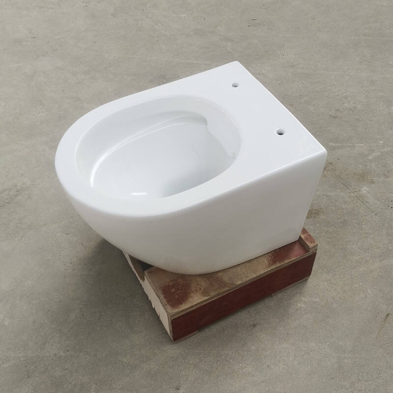 Manufacturer cheap price bathroom ceramic rimless wall mounted wc toilet