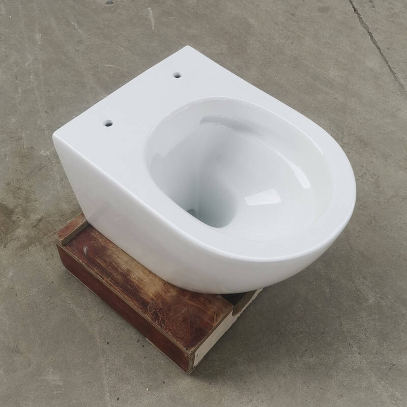 Manufacturer cheap price bathroom ceramic rimless wall mounted wc toilet