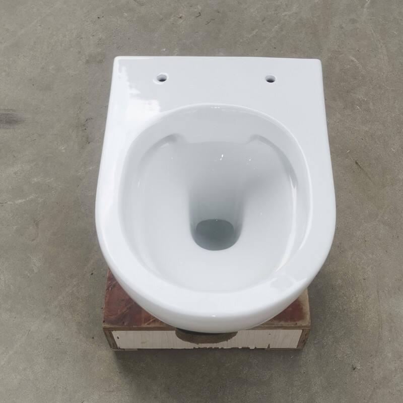 Manufacturer cheap price bathroom ceramic rimless wall mounted wc toilet