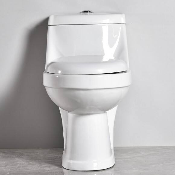 Sanitary ware bathroom ceramic washdown one piece wc toilet