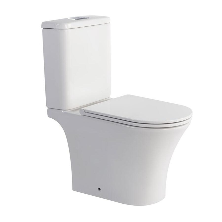 Bathroom ceramic washdown two piece wc toilet with s-trp/p-trap