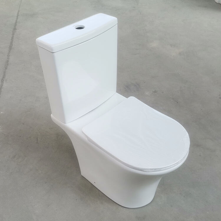 Bathroom ceramic washdown two piece wc toilet with s-trp/p-trap