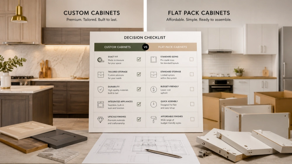 Custom Kitchen Cabinets vs Flat Pack Cabinets Which Is Better（Article illustration） (14).webp