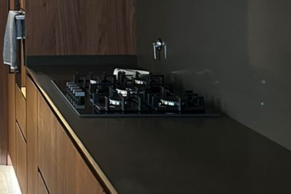 Modern Luxury Apartment Custom Cabinet Project with Warm Walnut Finishes Case image (2).webp