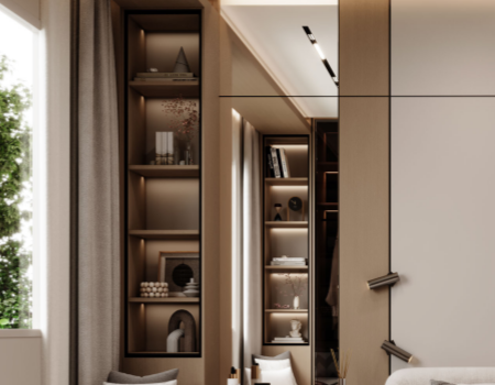 Luxury Bedroom Wardrobe Design With Glass Doors product picture (6).webp