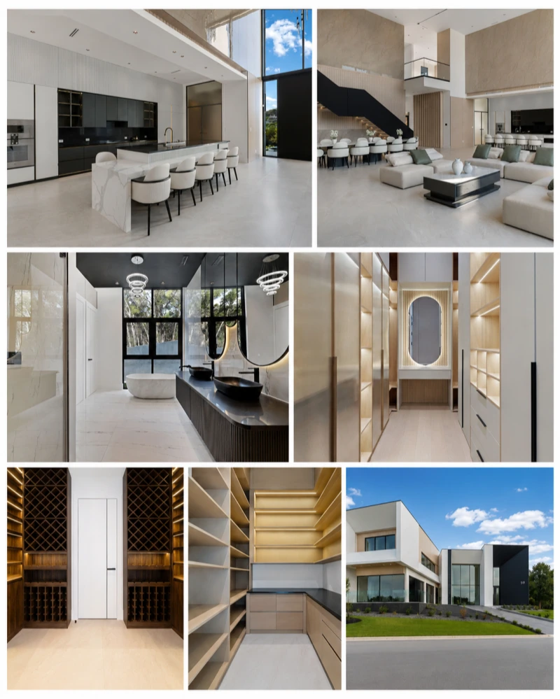 Premium Modern Villa Custom Cabinet Project with Open Kitchen, Wine Cellar, and Walk-In Closet Case image (14).webp
