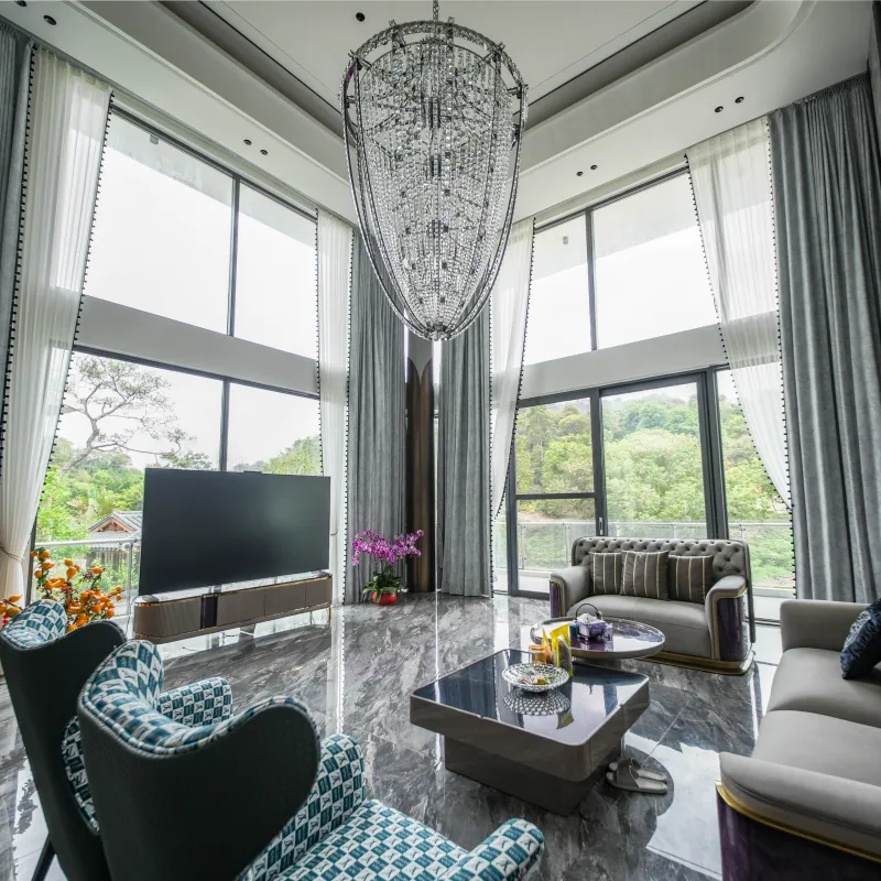 Luxury Villa Custom Cabinet Project with Lounge Storage, Bar Display, and Full-House Built-Ins Case image (14).webp