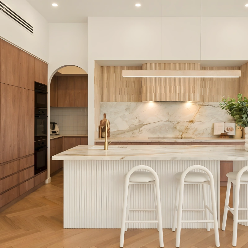 Luxury Custom Home Cabinet Project for a Bright Modern Villa Interior Case image (3).webp