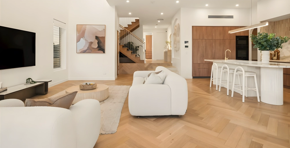Luxury Custom Home Cabinet Project for a Bright Modern Villa Interior Case image (8).webp