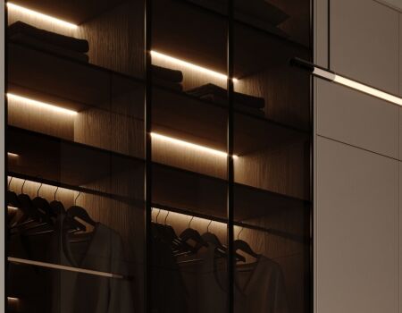 Luxury Walk In Closet Island With LED Vanity Mirror product picture (2).jpg