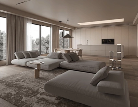 Modern Minimalist Kitchen Cabinets and Island Layout Design product picture (3).webp