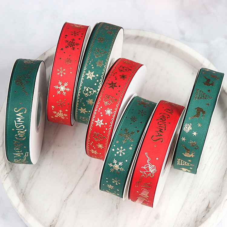 Polyester Christmas Gift/Flower Wrapping Ribbon