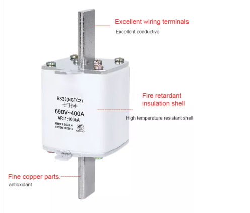 Low voltage High breaking capacity  HRC NH Fuse Links gG  supplier