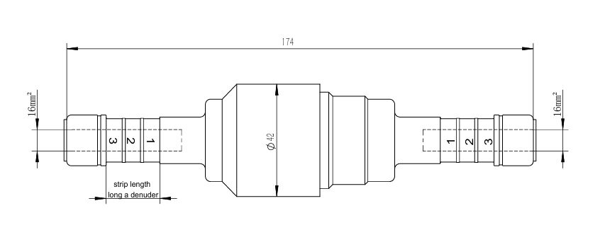 MJPF Fiber Optic conductor Brass Aluminum Pre-insulated sleeve with or without fuse factory