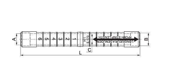 Aluminum MJPTN 54.6-95 Compression joint connect pre-insulating sleeve manufacture