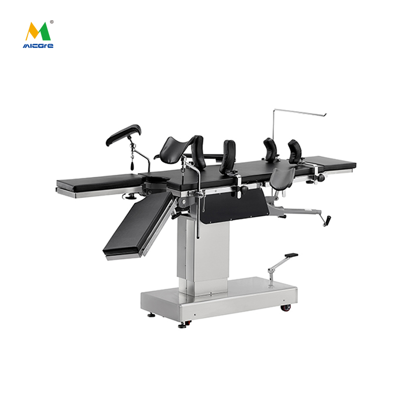 MICARE MT200 ဆေးဘက်ဆိုင်ရာခွဲစိတ်မှုဆိုင်ရာ Universal Manual Operating Table