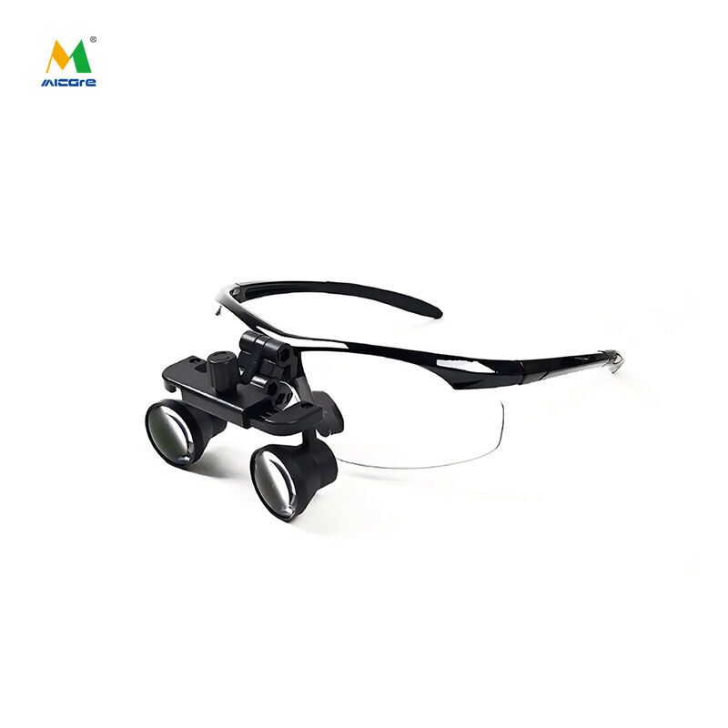 21APS ergonomic loupes magnifying glass with sport frame 2.5x 3.0x 3.5x oem micare