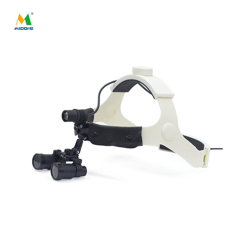 Headlight for Ent Examination with 4x Surgical Loupes MICARE MH-JD2900