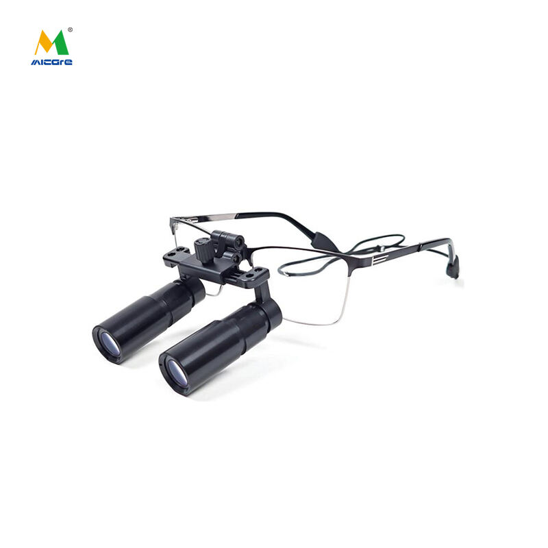 PKHM-500X Pupil distance customization 4x~6x medical dental binocular magnifier micare