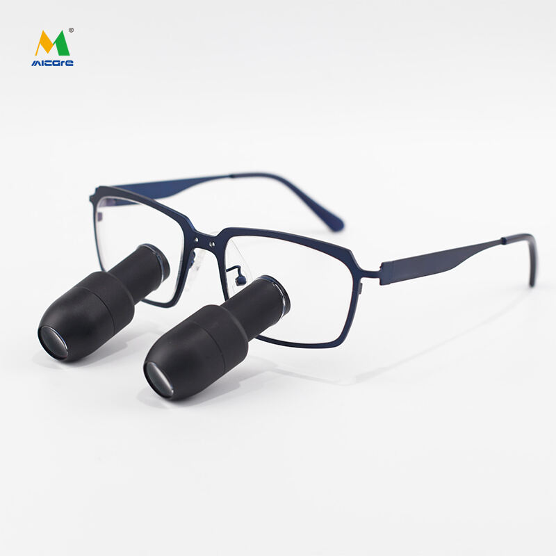 Micare GNHM-400X Kepler loupes εξαιρετικά ελαφρύς με πλαίσιο τιτανίου μεταλλικός φακός Α+ μεγεθυντικός φακός οπτικού υλικού από γυαλί