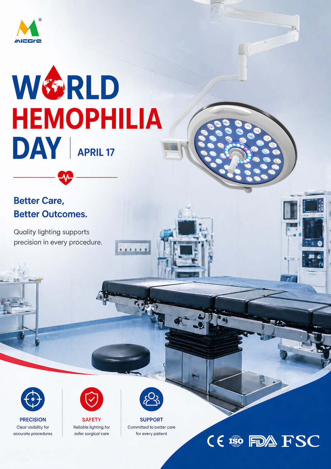 World Hemophilia Day: The Importance of Surgical Lighting in Hemophilia Care