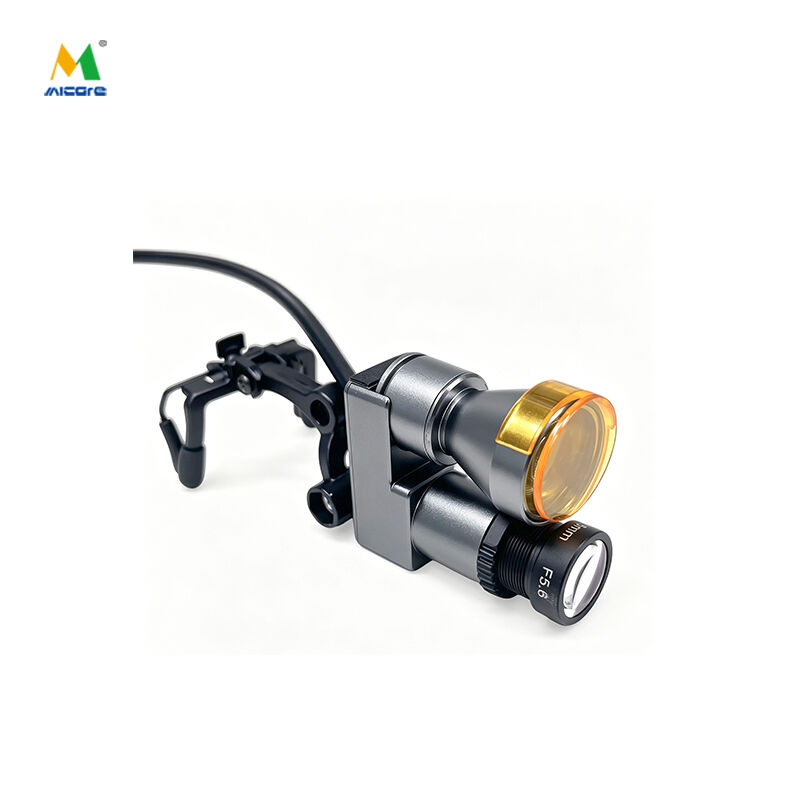 lampe frontale chirurgicale LED avec caméra, enregistrement vidéo 1080 HD depuis la perspective du chirurgien, CAYM-2K Micare