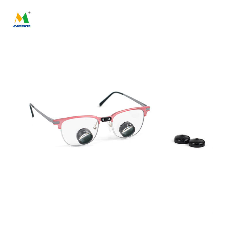 2.5x Dental Surgical Loupe Led Surgery Magnifying Glass ENT Loupes 27NM-250X Micare