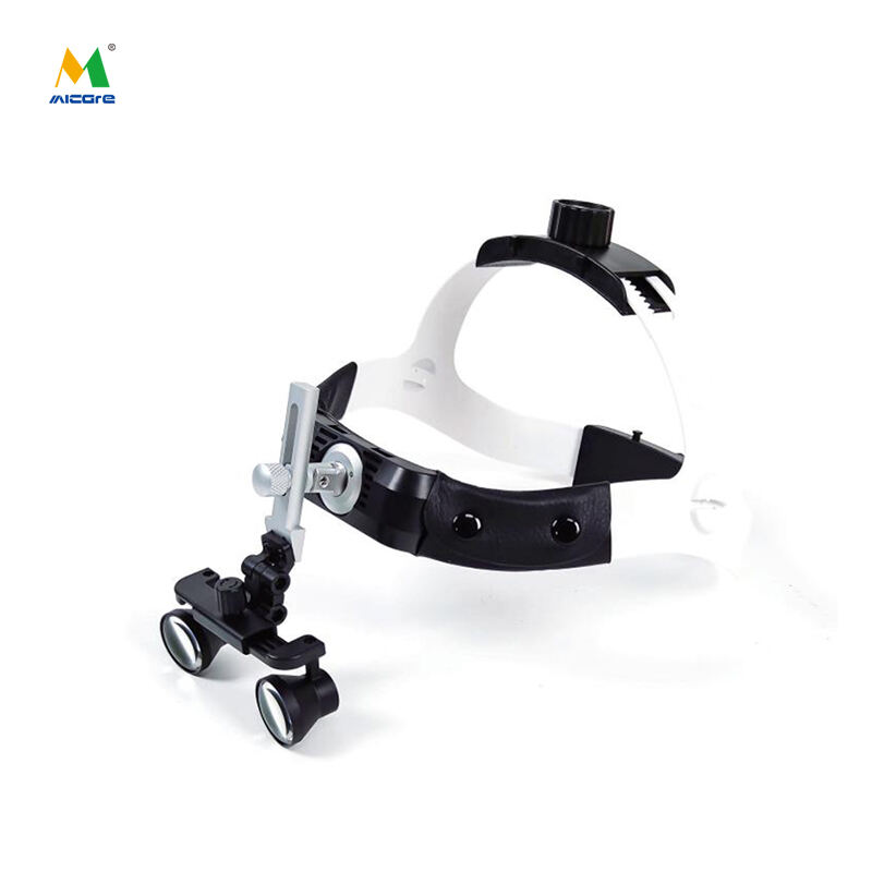 21APH headband for dental / medical loupes or light with 2.5X 3.0X 3.5X flip up ergonomic loupe micare