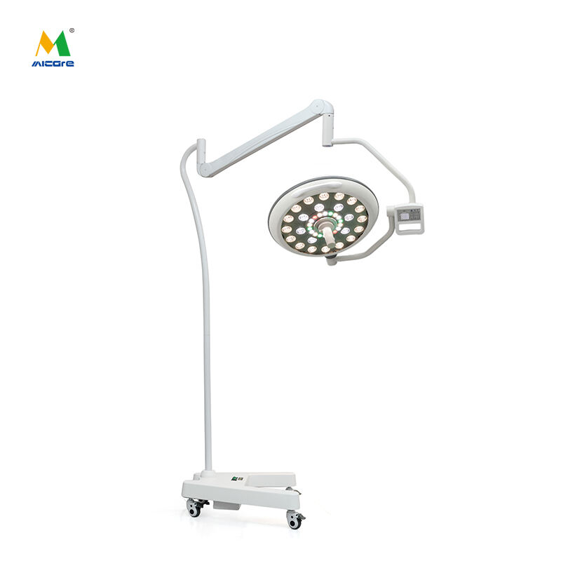 MICARE Power led plus E500L Equipamento médico luz móvel vertical Luz operacional sem sombra