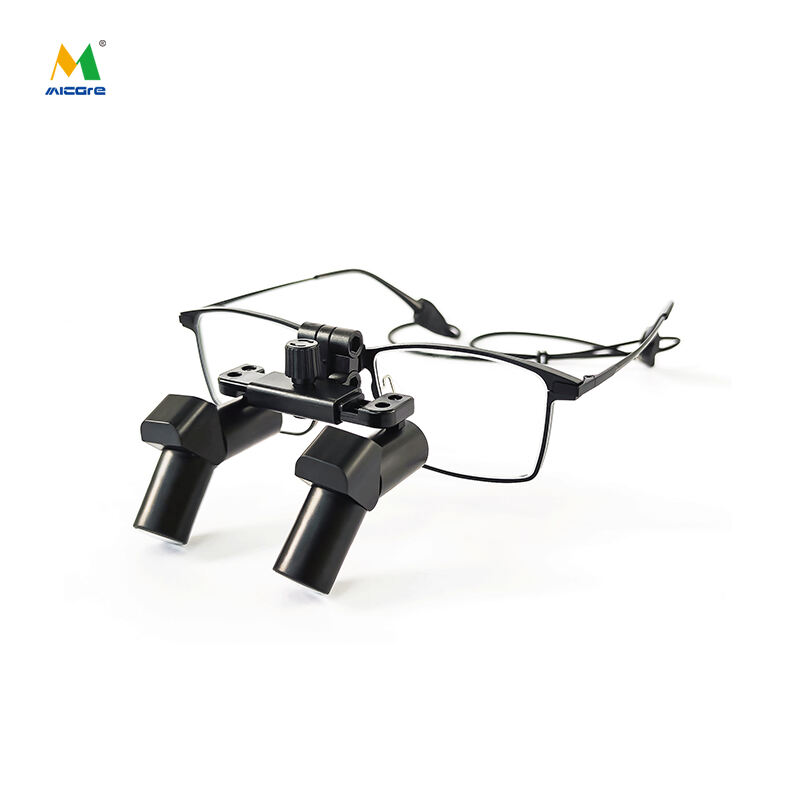 MICARE LOUPES EFM450X Klassik qara çərçivə böyüdücü Diş tibbi cərrahi böyüdücü