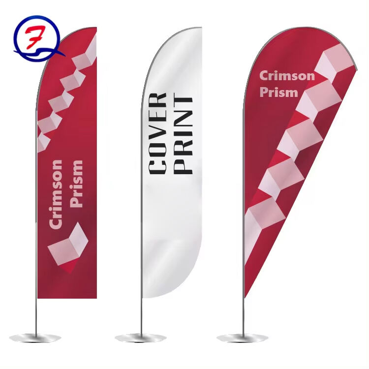 Manufacture Custom wind flags advertising outdoor flag