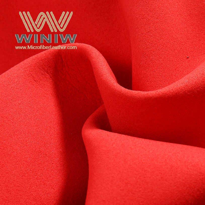 0.6mm Flexible Durable Artificial Suede Microfiber Leather