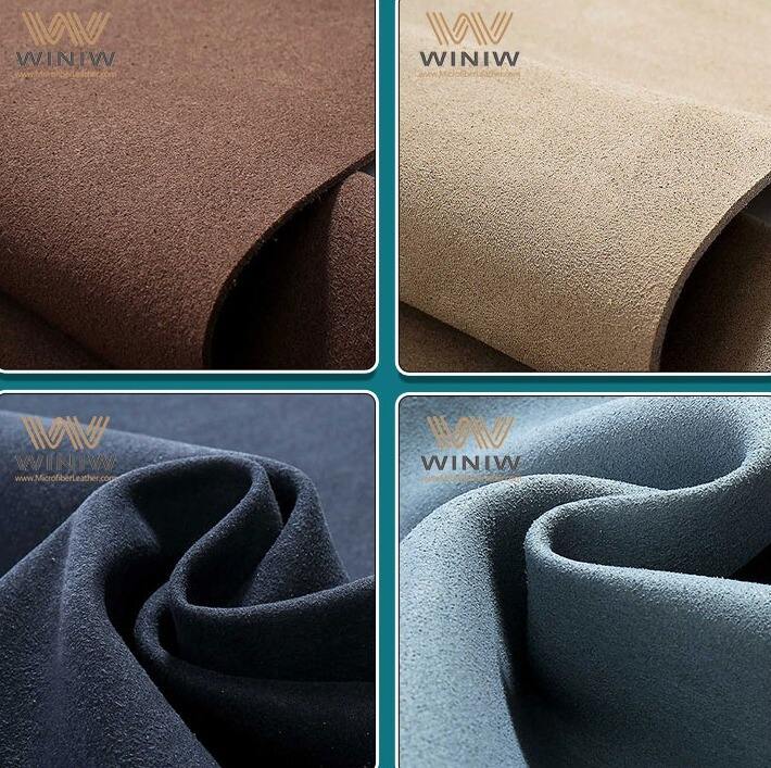 Smoothness Synthetic PU Suede Fabric For Display Equipment manufacture