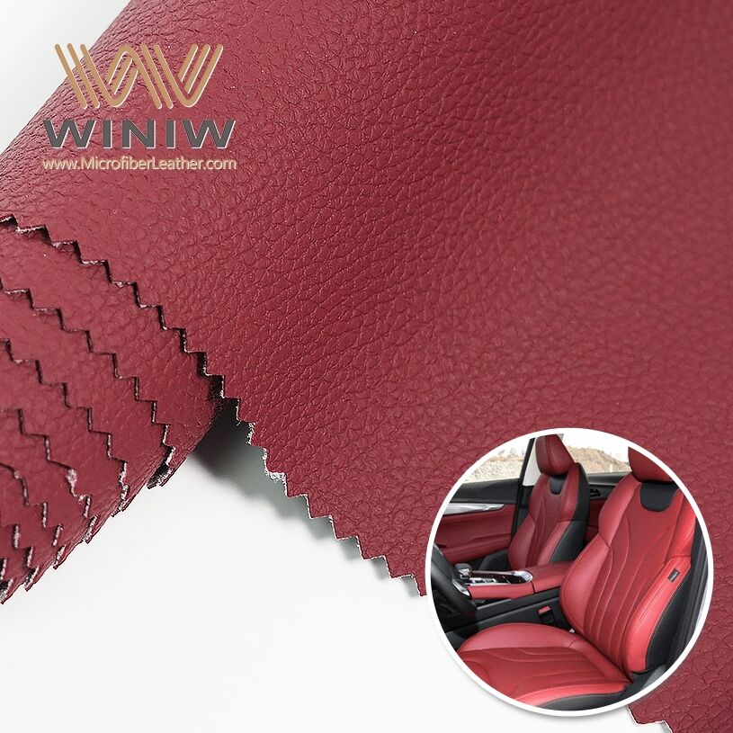 Scratch Resistant Microfiber Perforated Pu Leather Sheet For Car Seat Covers