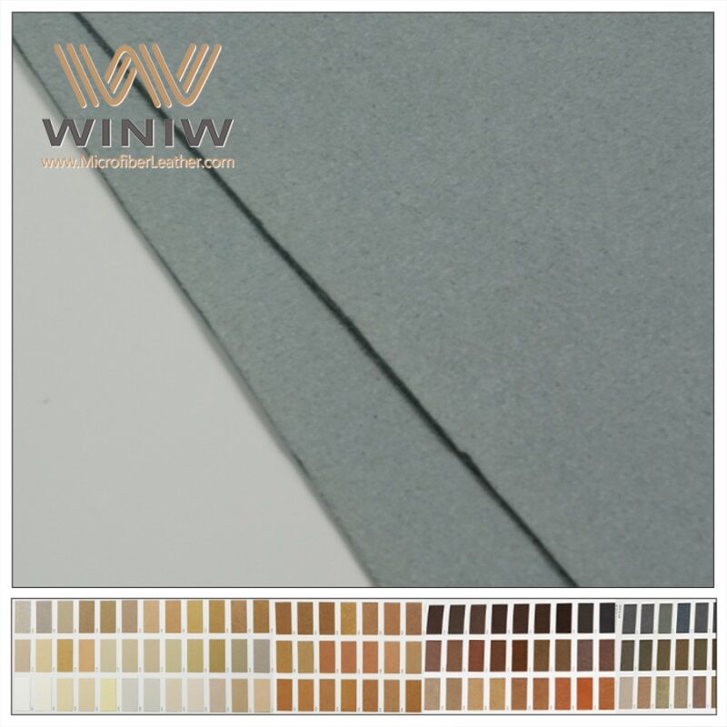 1.5mm Bright Appearance Making Footwear Microfiber Base Leather