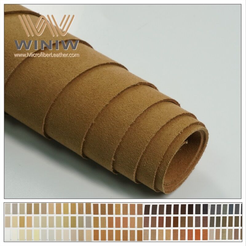 0.8mm Lightweight Microfiber Base Leather For Costume Making Material