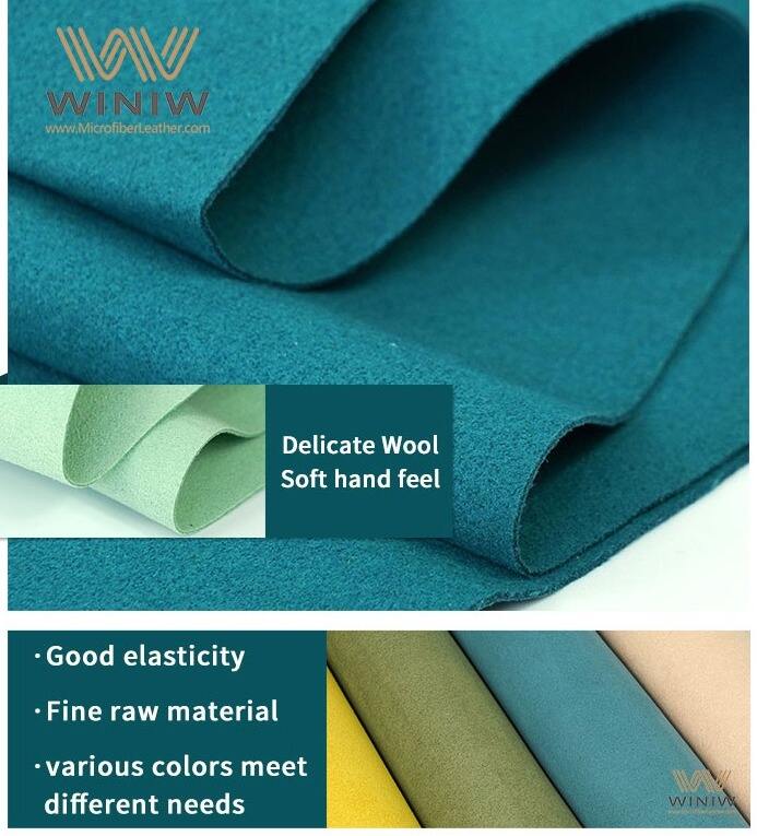 Smoothness Synthetic PU Suede Fabric For Display Equipment factory