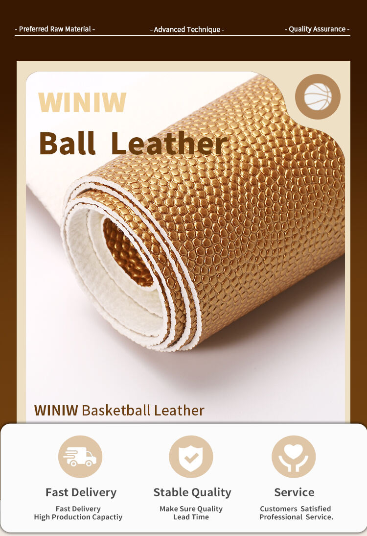 1.6mm Breathability Makibfg BasketBall Polyester Microfiber Synthetic Leather  manufacture