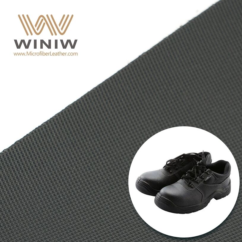 Wear-resistant Microfiber Material Safety Shoes Imitation Leather