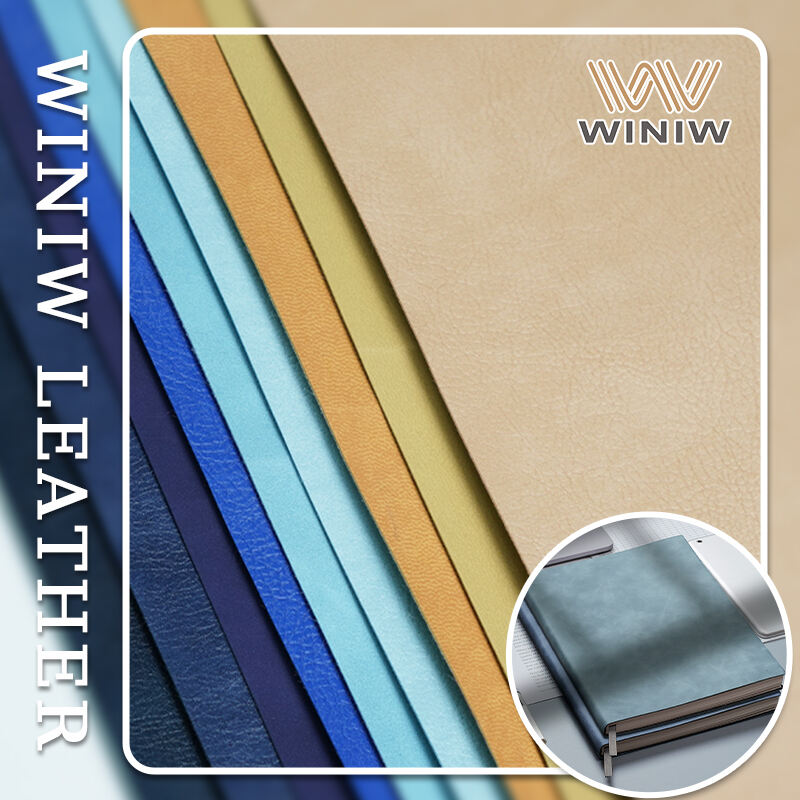 0.4mm Softness And Toughness Pu Leather Material For Making Notebook Cover