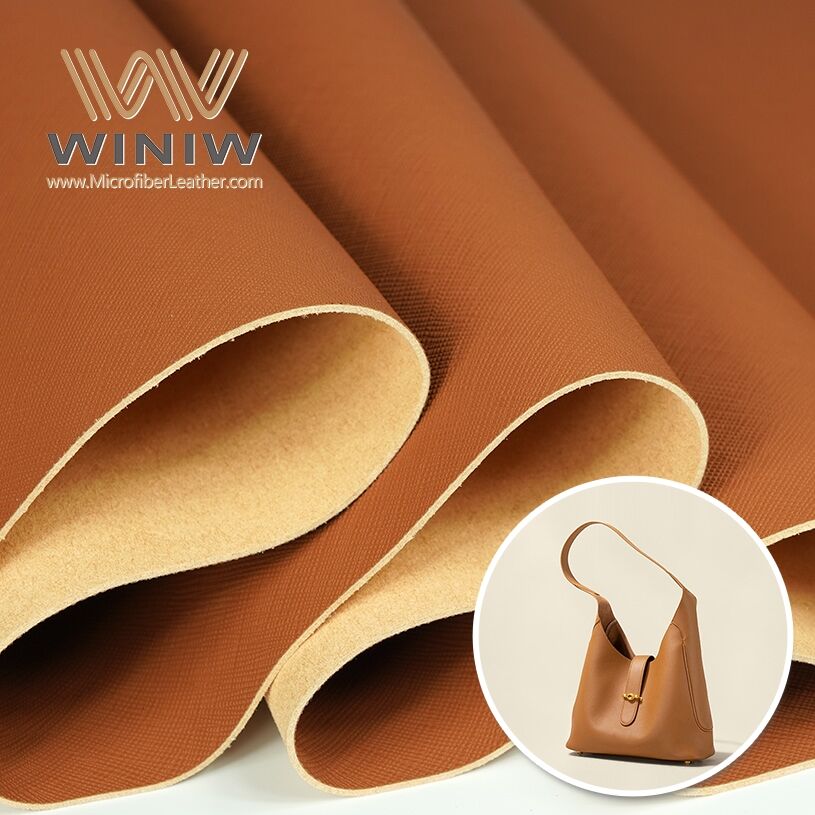 Approximate Natural Leather Imitation Microfiber Material For Pouch