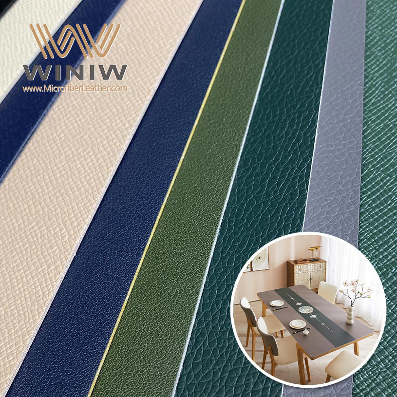 1.2mm Fake PVC Leather Material For Making Padded Leather Mat